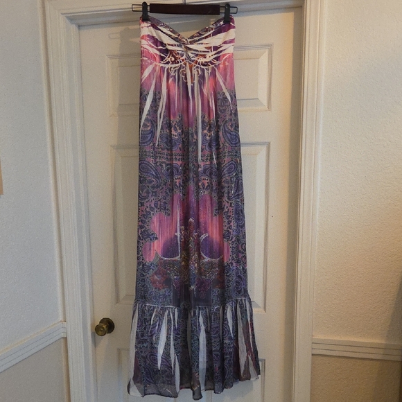 S-Twelve Dresses & Skirts - S-Twelve Vibrant Paisley Maxi Dress